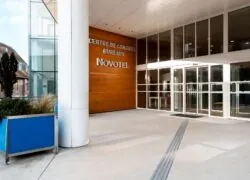 exterior entrance of the Belfort Convention Center